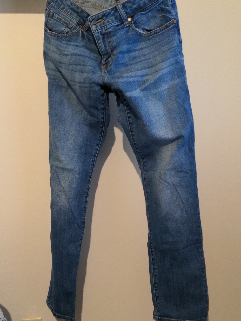 Women Size 6 Straight Leg Cabi Blue Jeans